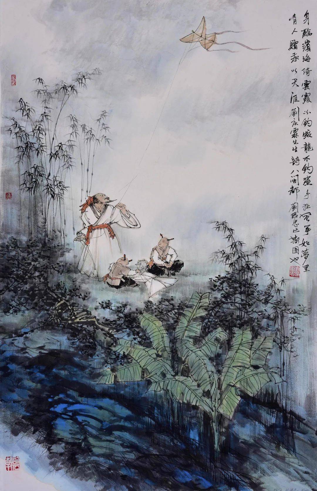 诗配画·2 ▎鸢都之邀——国际诗书画风筝文化主题展