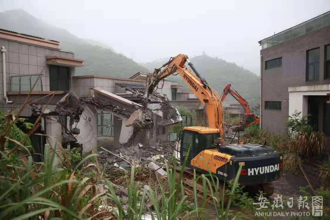 太平湖别墅拆除图片