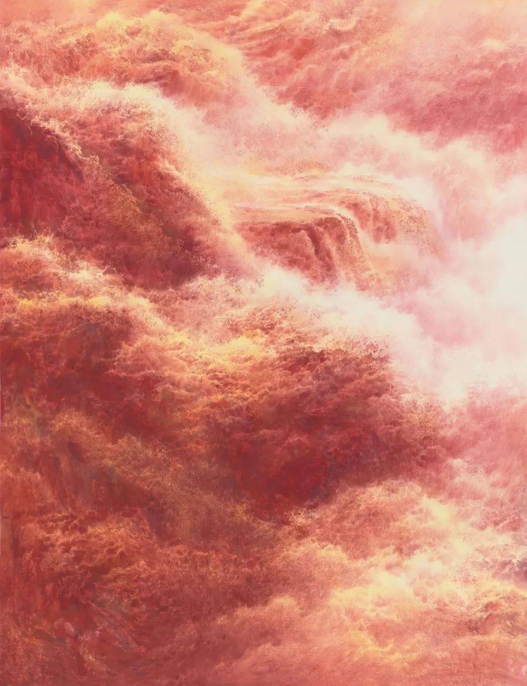 《吾心澎湃》海浪峰峦如聚 波涛如怒《蓝色畅想》《海之歌》重彩山雨