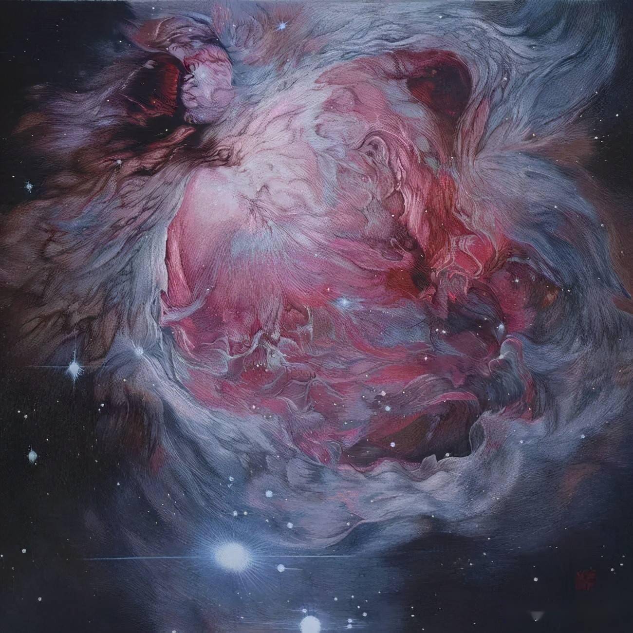 美国人想买被她拒绝!这绝美的星空竟是绣出来的_陈英华