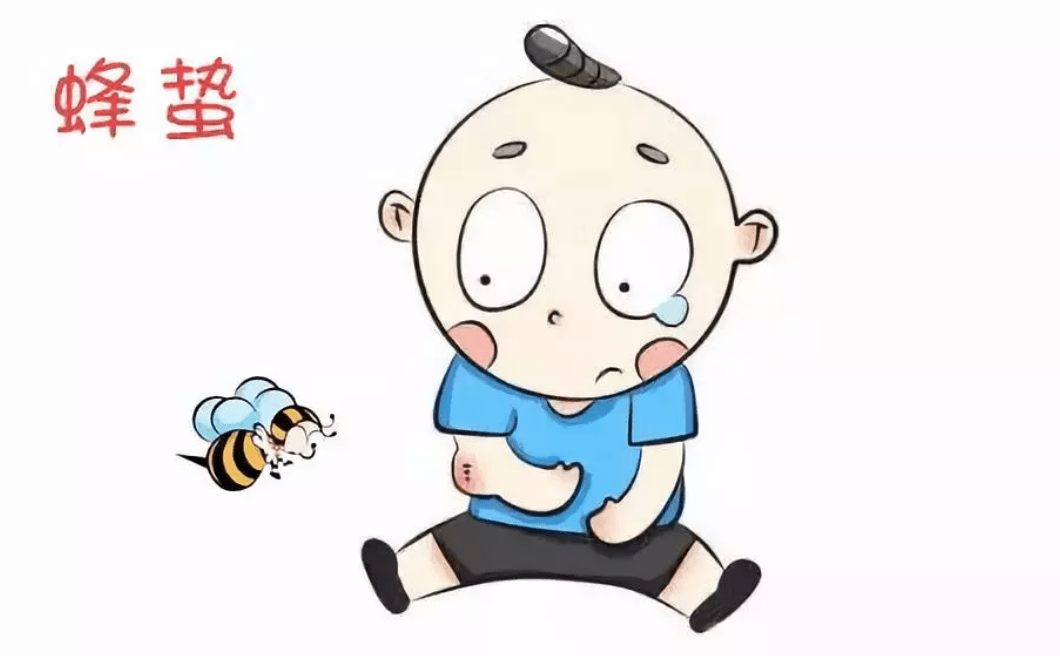 蜜蜂卡通蜇人图片