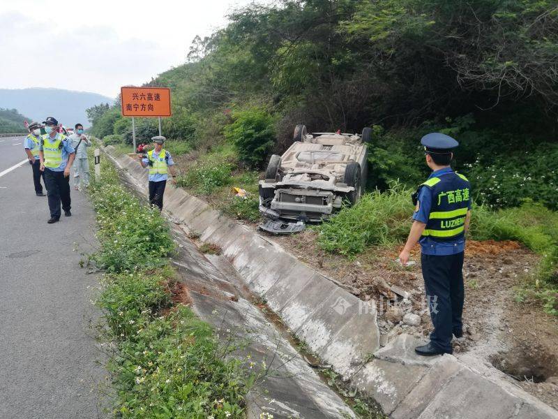 5月5日,"五一"假期最后一天,g7212柳北高速公路武宣往桂平方向k106