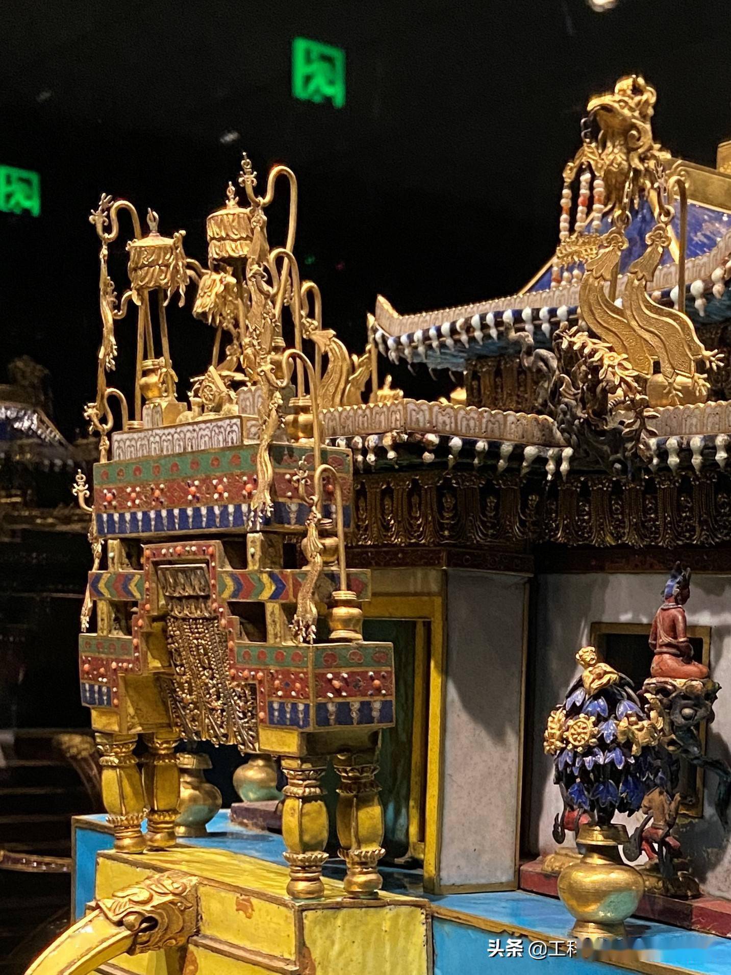 妙宝庄严掐丝珐琅大威德金刚坛城