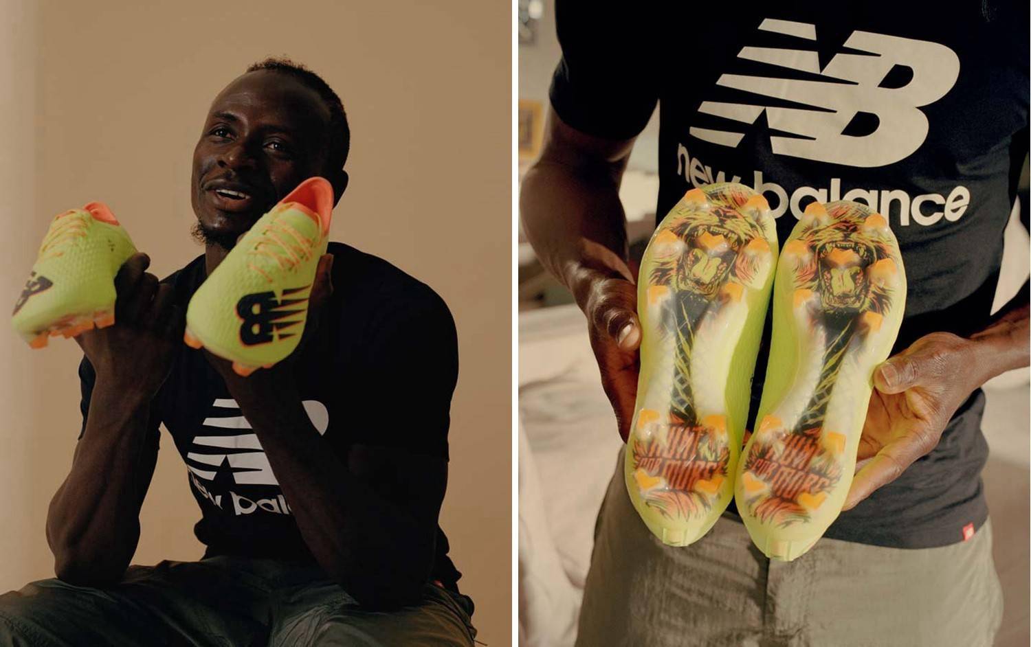 马内与newbalance续约并推出特别版furon足球鞋