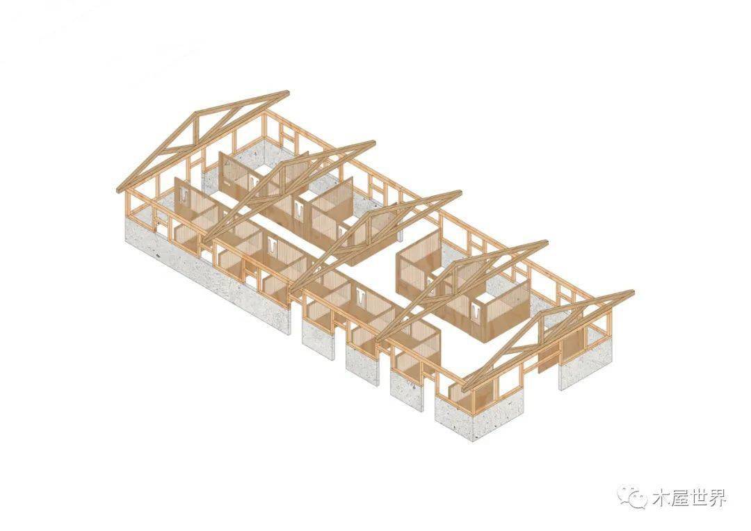 乡村语境下的木质结构,西班牙农庄马舍