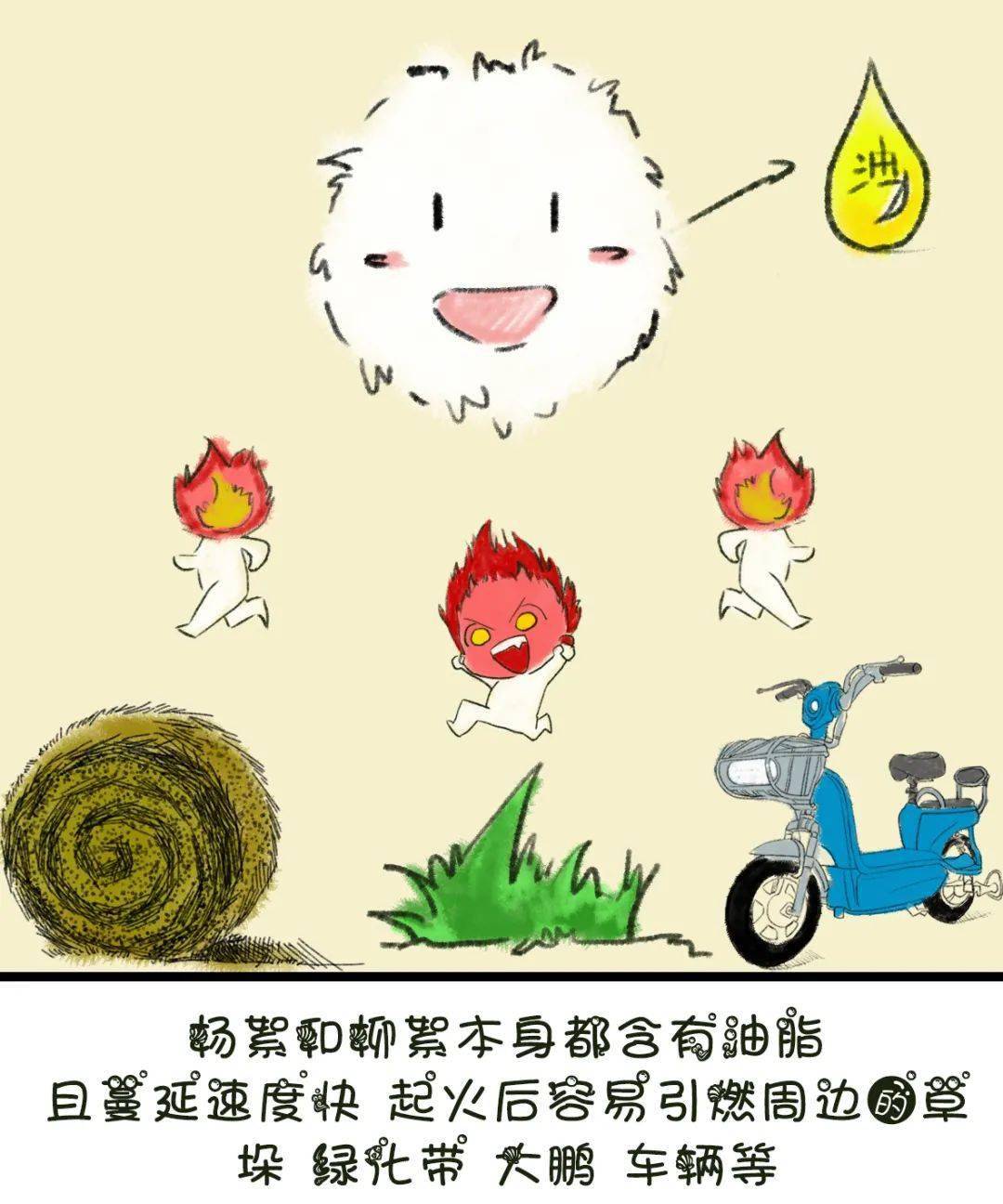 【原创漫画】杨柳絮飘飘很美,但是……_飞絮