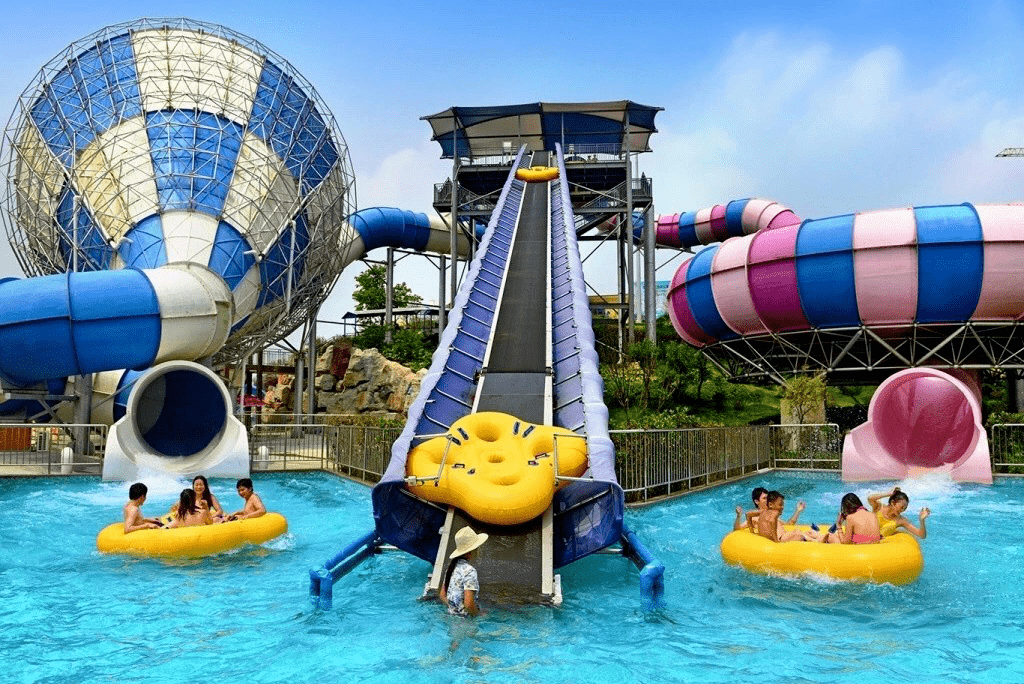 升温!直奔30°c ,桂林加勒比罗山湖水上乐园即将开园,儿童免费玩