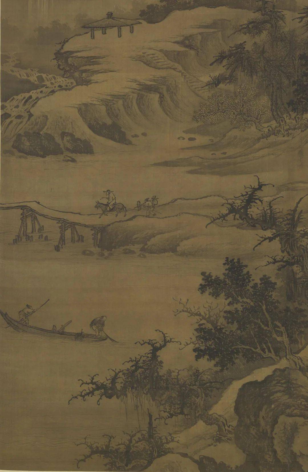 赏画李在山庄高逸图