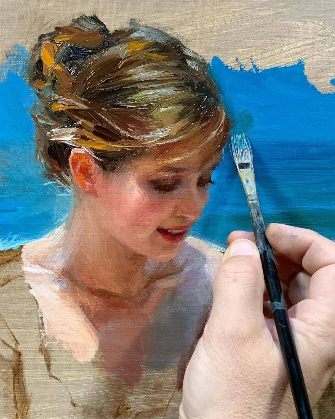 俄罗斯当代著名画家弗拉基米尔沃利戈夫油画作品欣赏