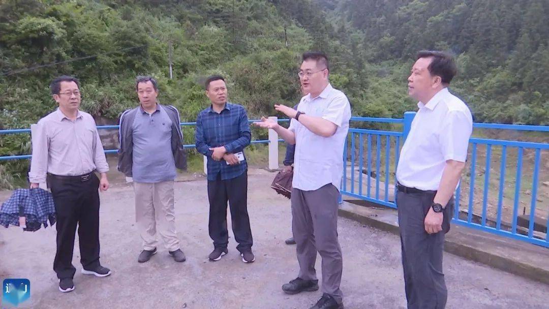 白新民来通山督查防汛备汛工作