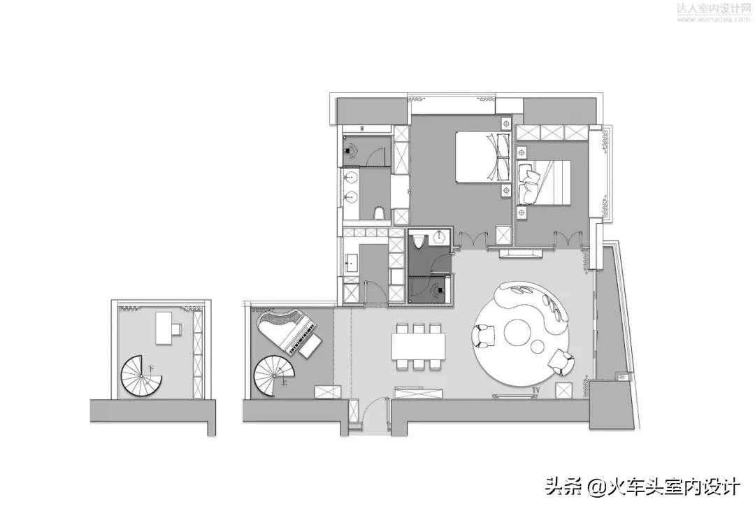 原始戶型設計說明design specification主要材質丨木飾面,金屬