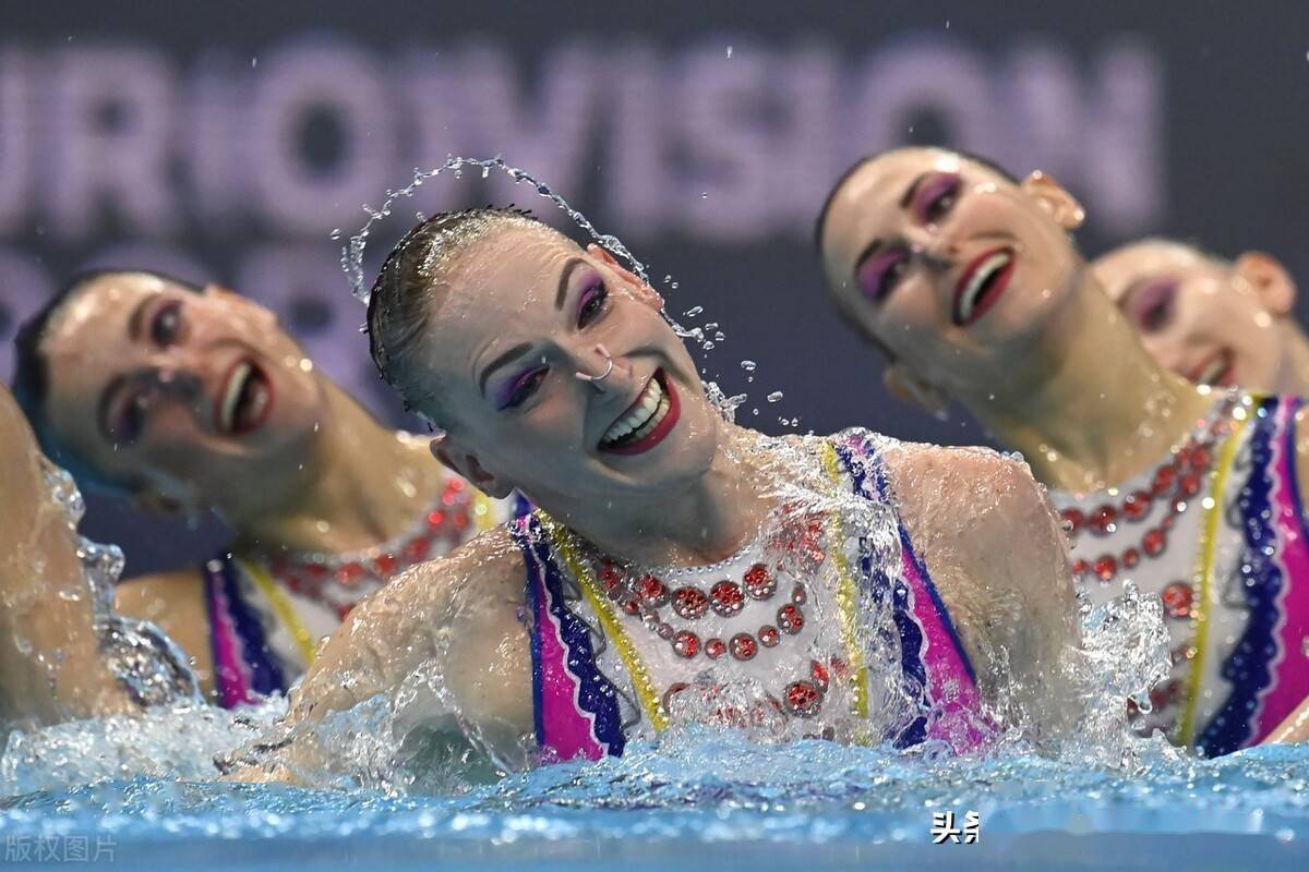 2021年欧洲游泳锦标赛花样游泳集体技术自选决赛俄罗斯队夺冠