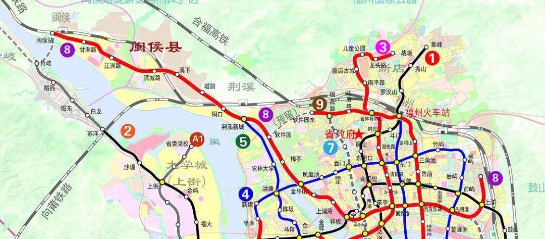 解析福州地铁最新方案六大片区或成为地铁空白区