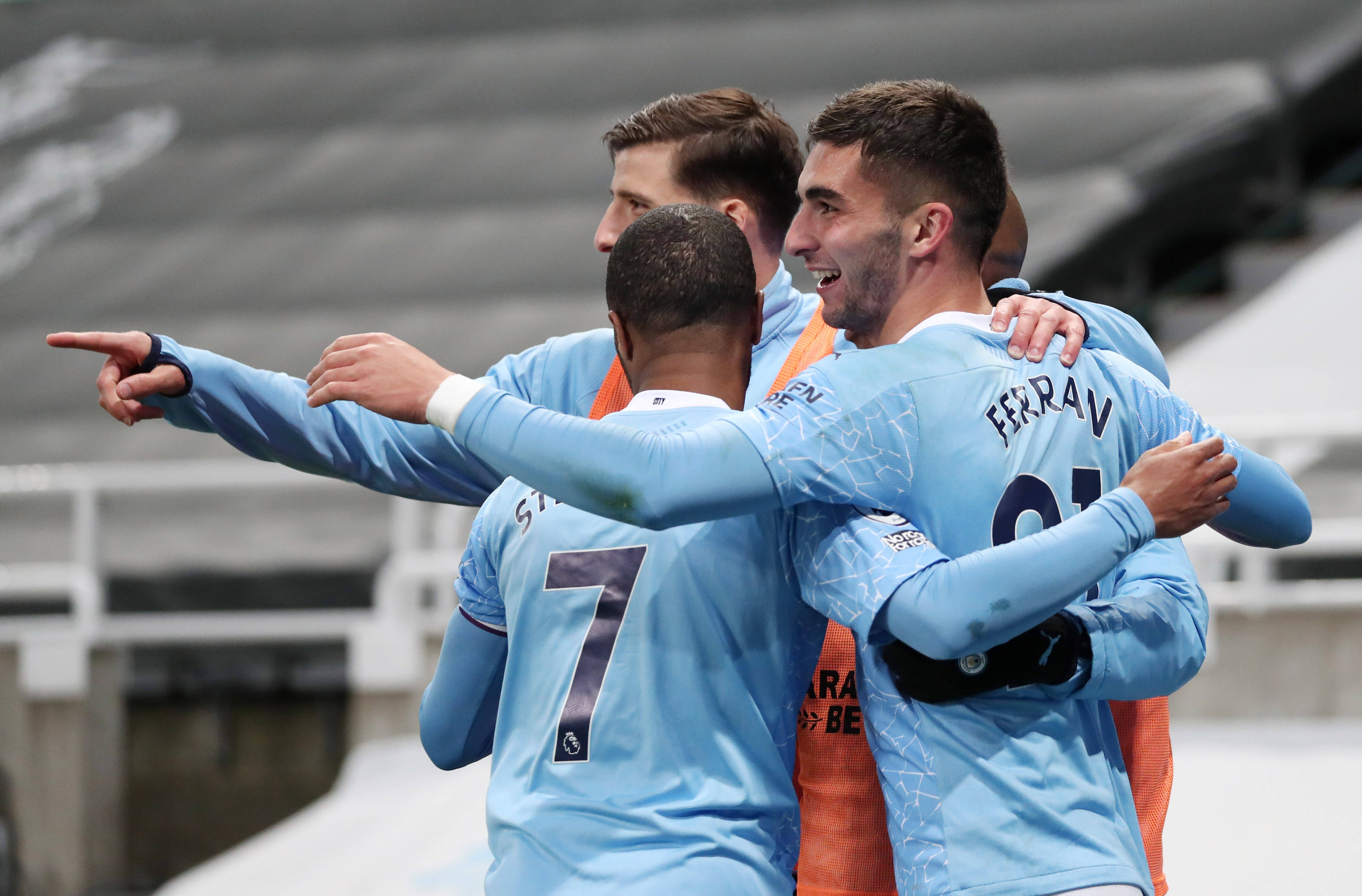 足球——英超:曼城胜纽卡斯尔