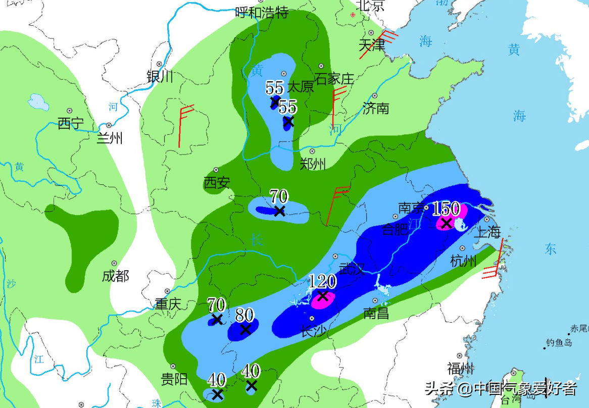 强对流预警升级，更危险天气在酝酿！雷达：飑线已形成_中东部