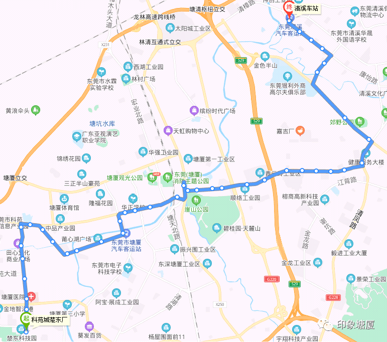 塘廈多條公交線路將調整鎮內跨鎮跨市線路都有