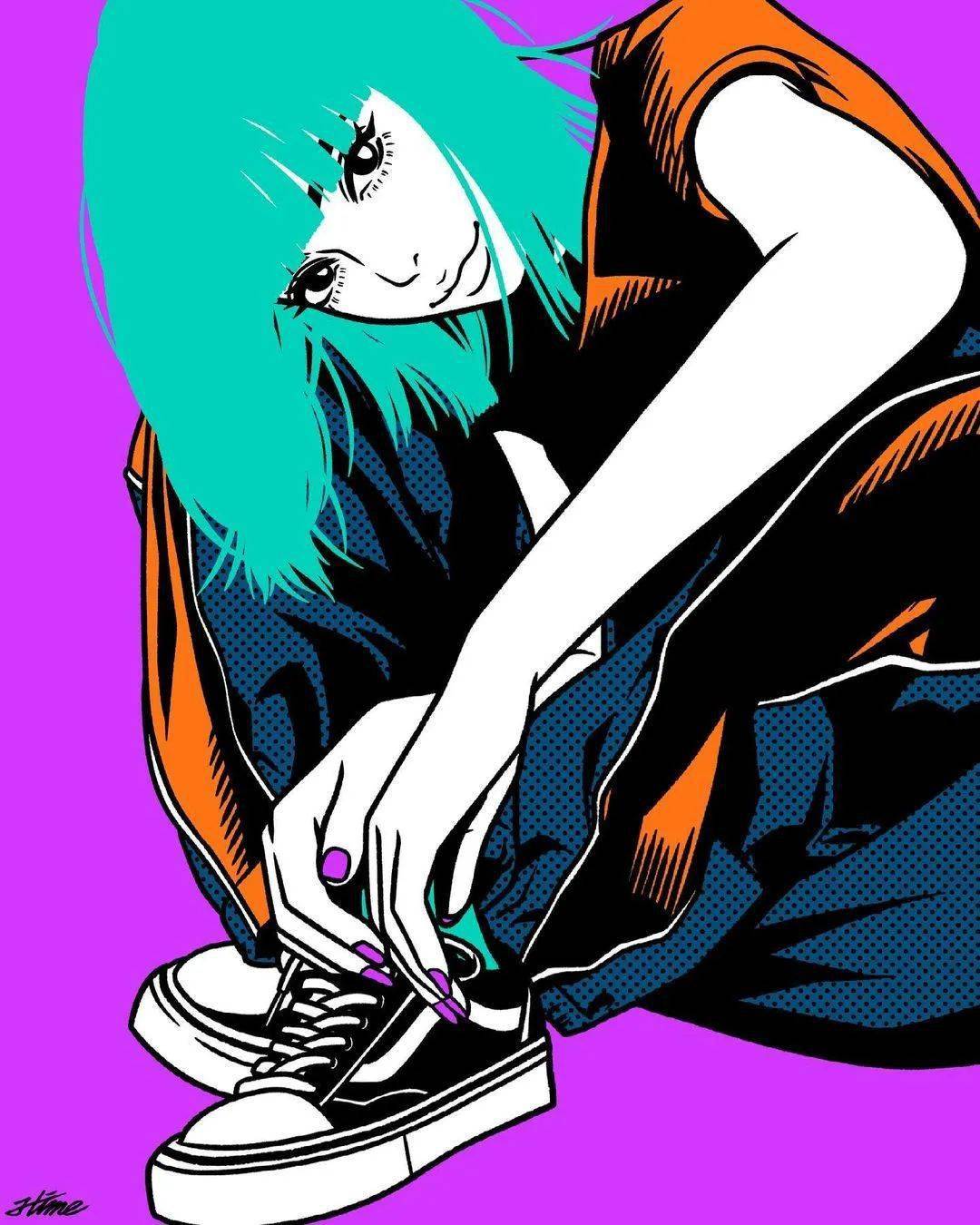 酷女孩的头像统统抱走