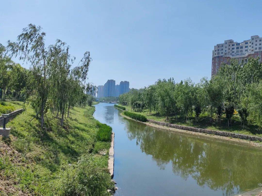 实拍菏泽环堤公园打卡