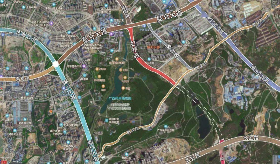 熟悉金桥片区道路规划的老铁都知道,虹桥路北起昆仑大道,南至长虹路