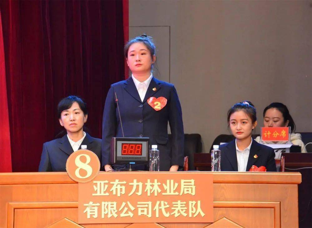 亚布力,兴隆,方正,绥棱,通北,沾河,苇河等8个林业局有限公司代表队