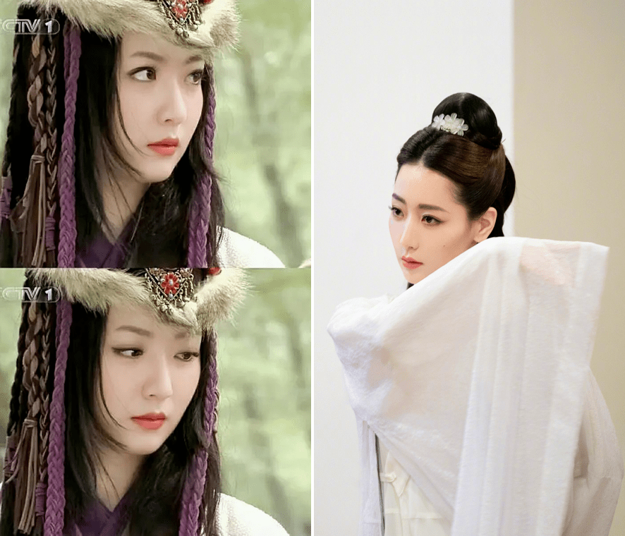 很多人对白冰的印象来自《神话》中的玉漱公主:眉如翠羽,肌如白雪,腰