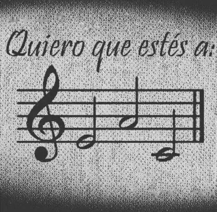 我想要你在我身边quiero que estes ami lado(音同音符mi la do).