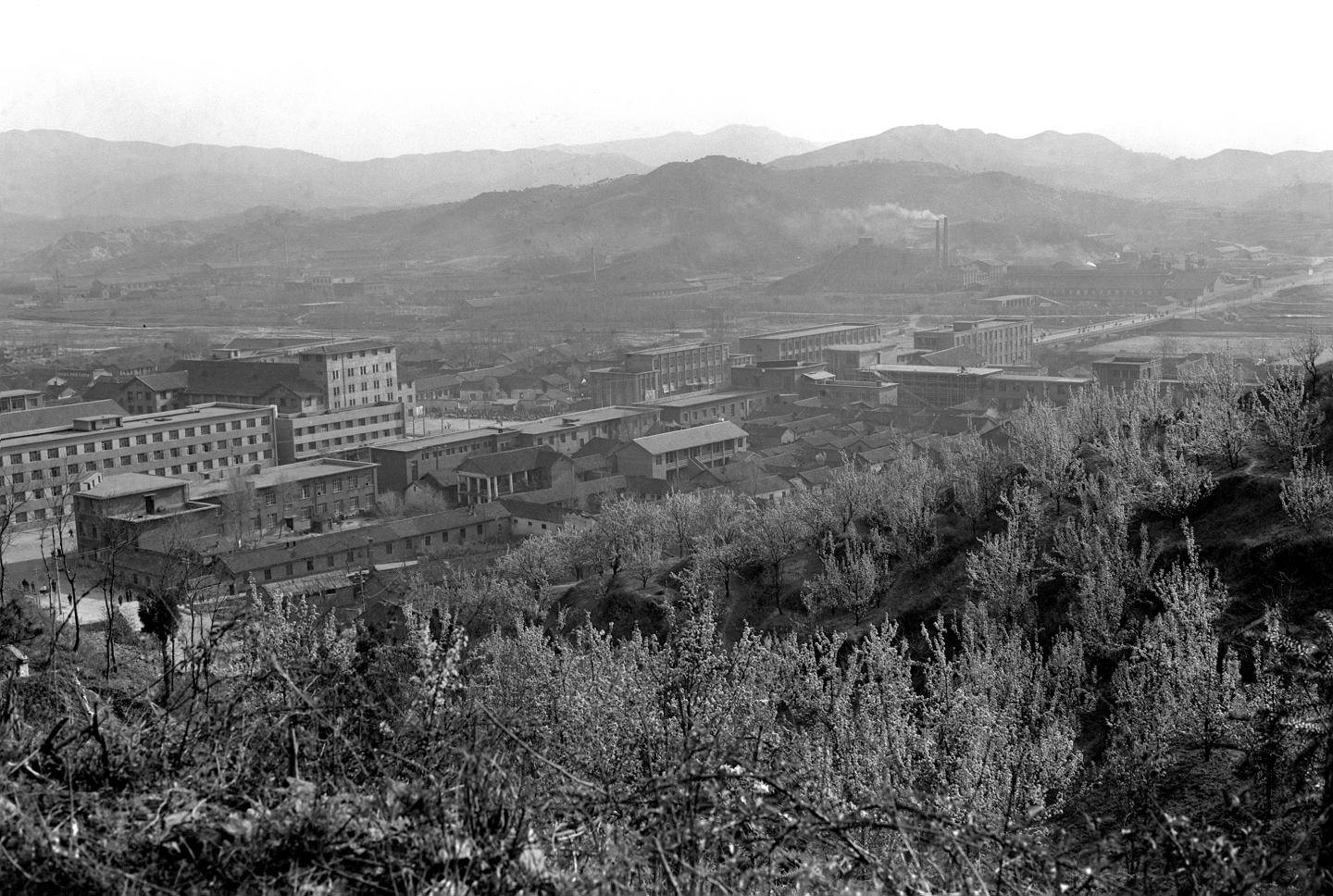 这是2021年4月22日拍摄的新县田铺大塆(无人机照片).