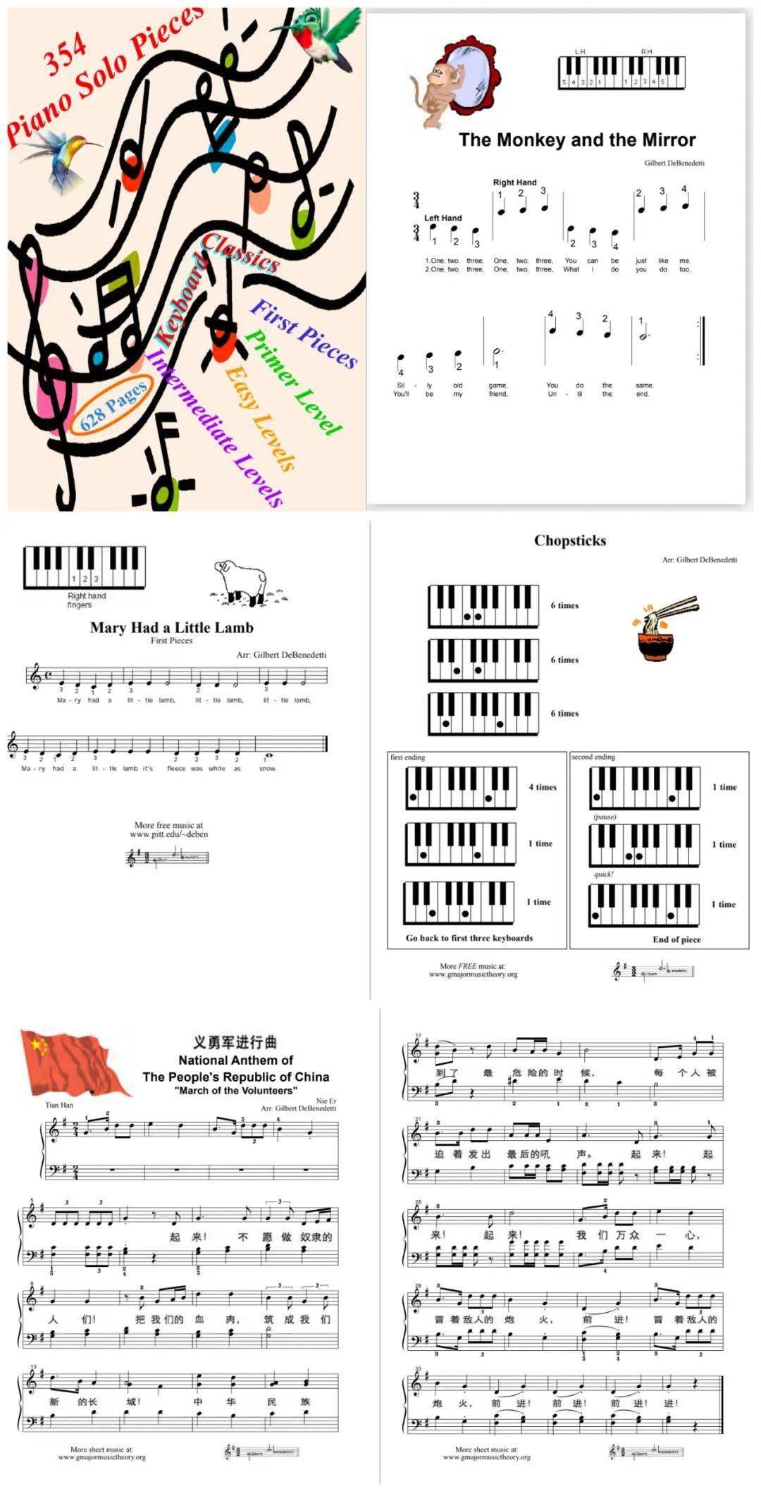 入门级钢琴曲谱大全_电子钢琴入门级曲谱(3)