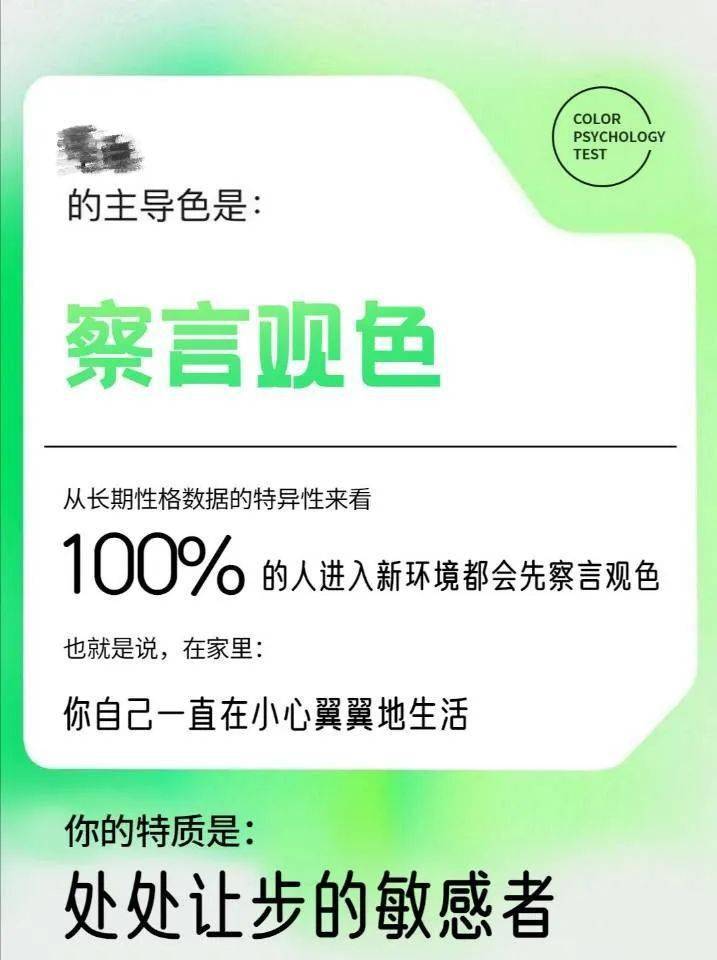 网易云人格主导色测试你值得拥有