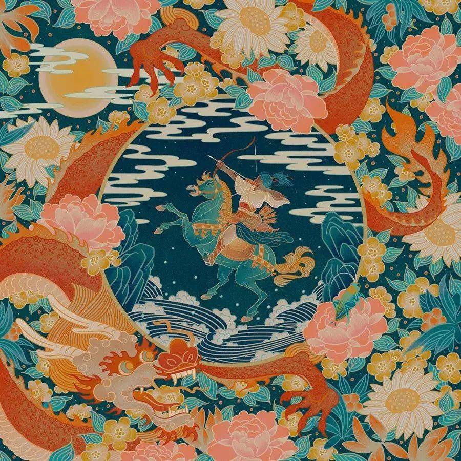 美哭这组国风城市插画诠释绝美中国风