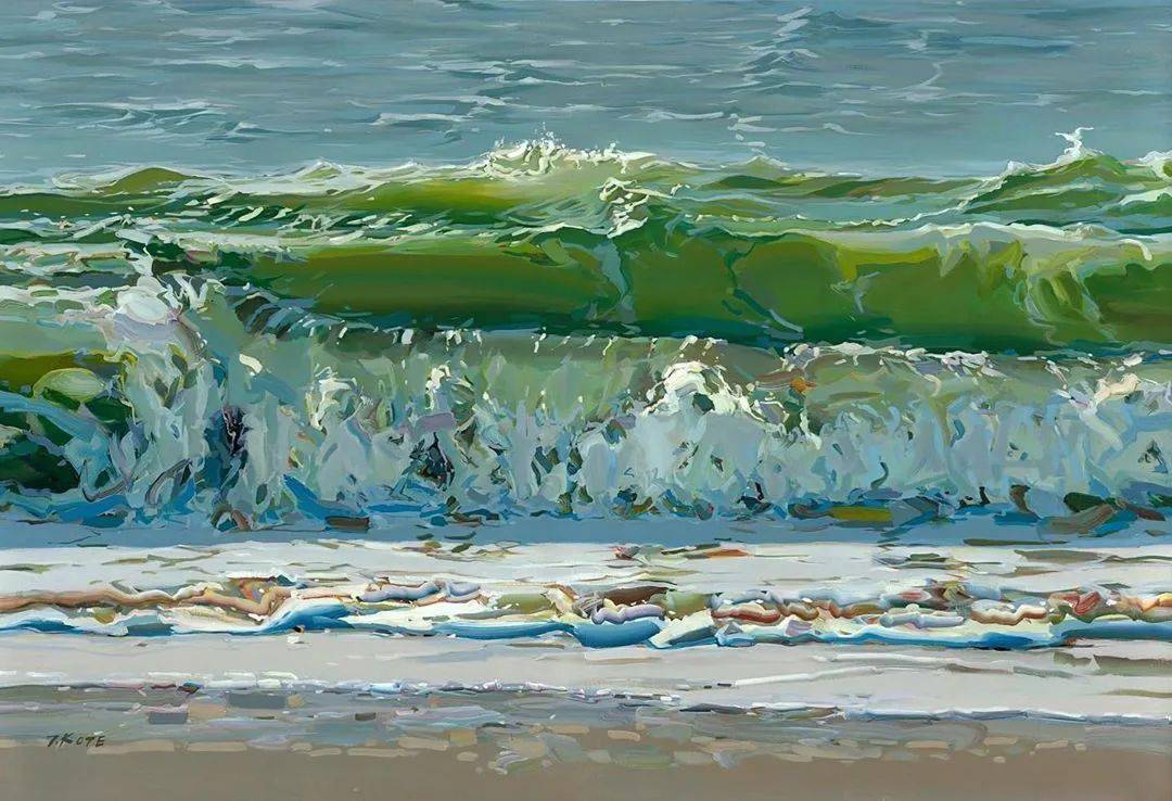 会动的油画josefkote