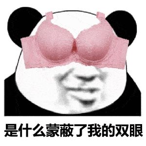 熊猫表情包动态图震惊图片
