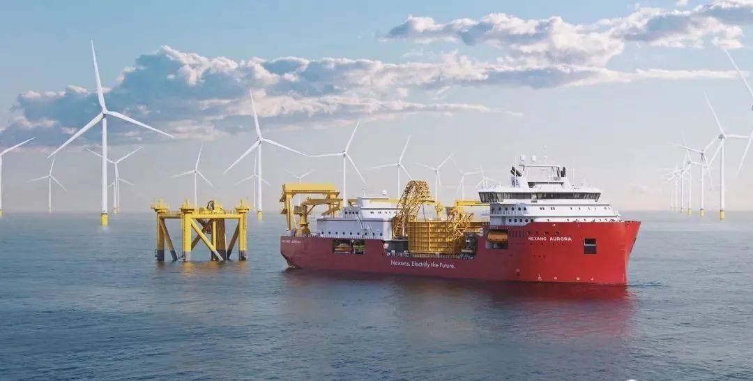 乌斯坦交付dp3海上风场高压电缆铺缆船