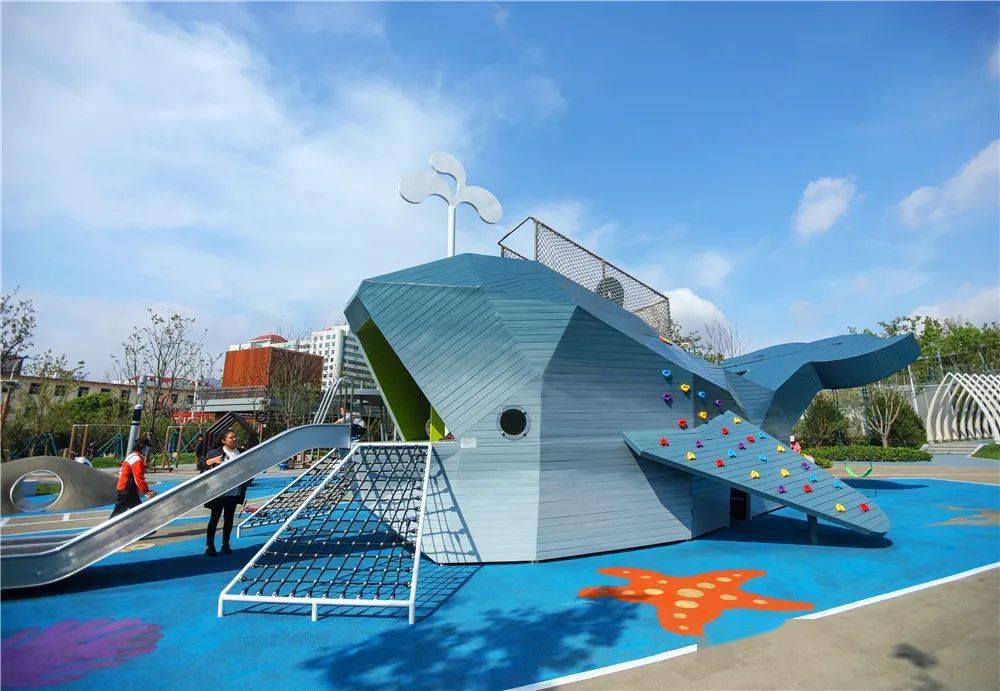 高颜值鲸园文体公园正式开放