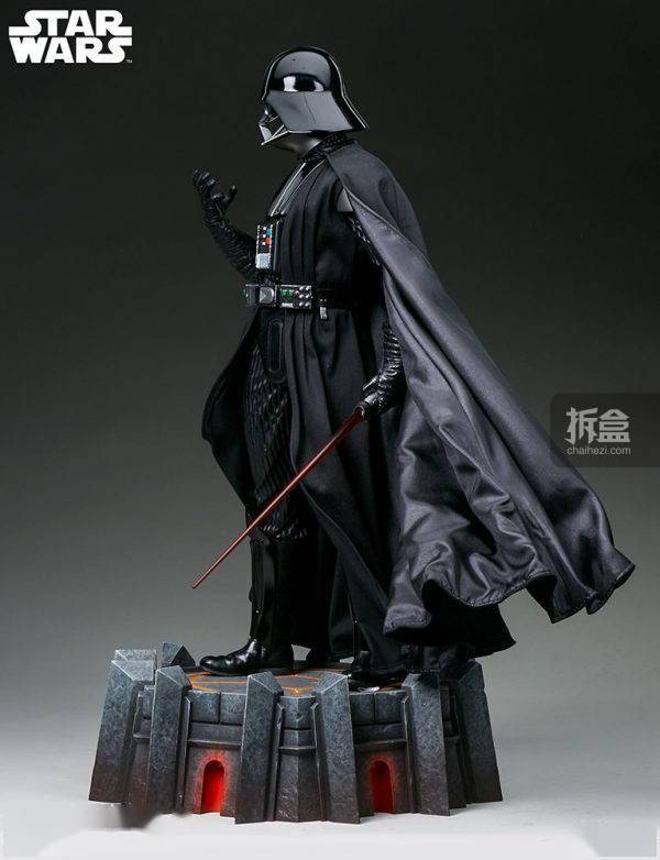 sideshow星球大战黑武士达斯维达darthvader雕像