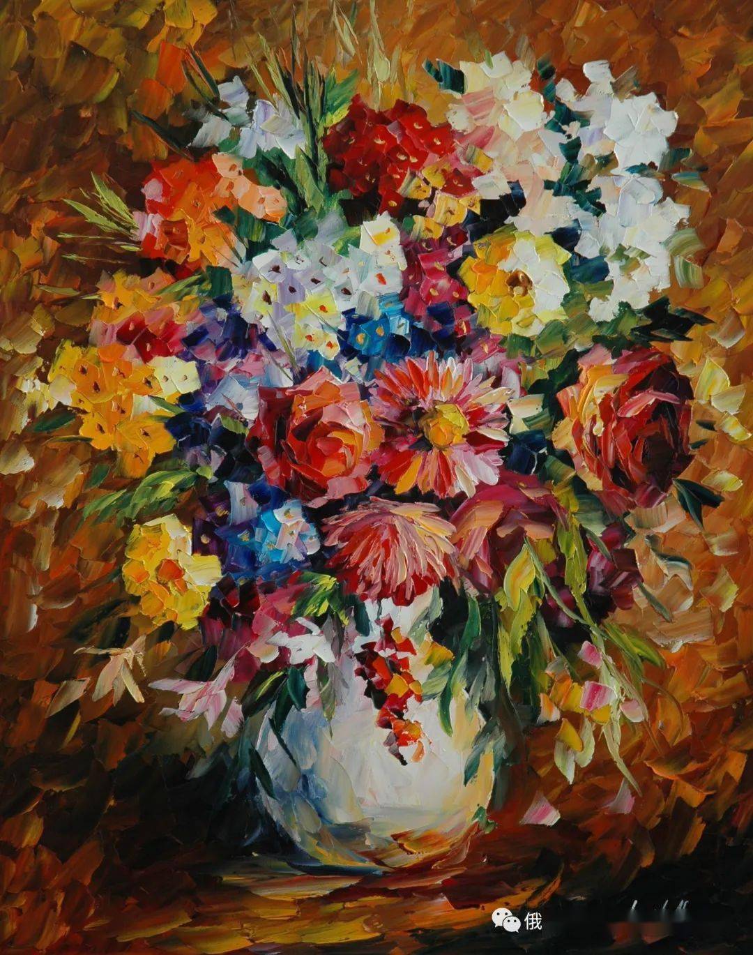 白俄罗斯画家里奥纳阿菲莫油画作品欣赏