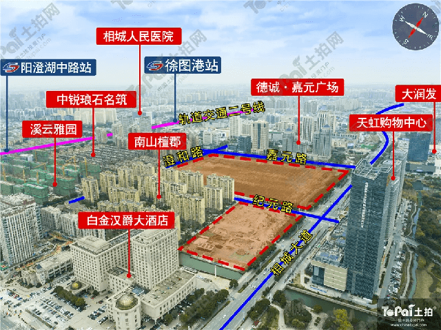 相城高新区（元和街道）：重磅商业利好落地！华侨城成功落子，区域内将添一座大型商业综合体_地块