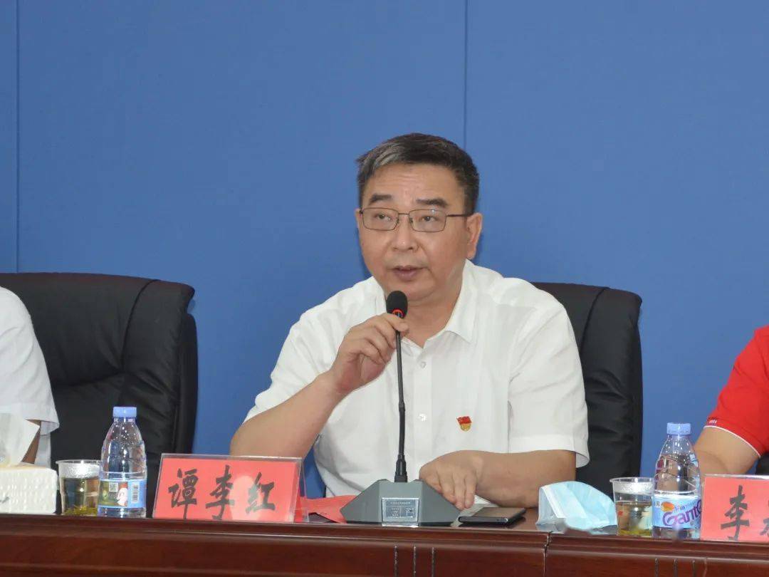 联盟支援汝城县心血管专科能力建设项目启动会,谭李红院长在会上讲话