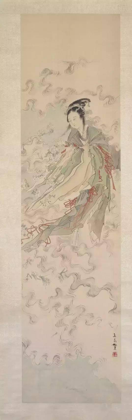 楚如画 荷花圖 四尺斗方荷花风水鱼《清气满堂》 - 九鱼图- 99字画网