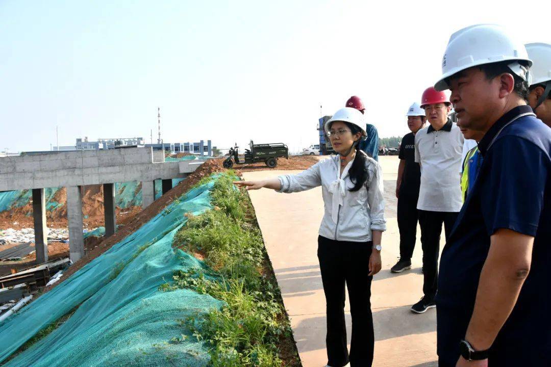 第9次现场调度磁县县委副书记代县长闫欣欣督导检查生活垃圾焚烧发电