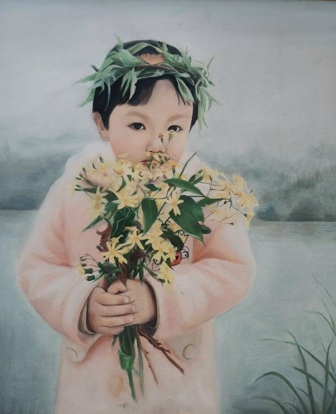 笔墨绘盛世丹青颂党恩凉都100幅油画展庆祝建党百年④