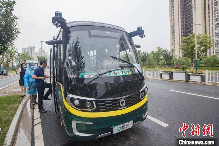 城市|苏州第二条自动驾驶公交车线路面向市民全面开放