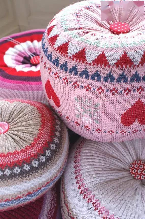 【旧衣改造】毛衣旧物改造之——家居各类抱枕,毯子