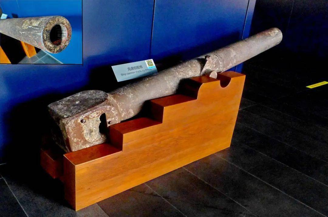 德国制造的克虏伯后装线膛舰炮(晚清马尾船厂进口) (中国航海博物馆藏