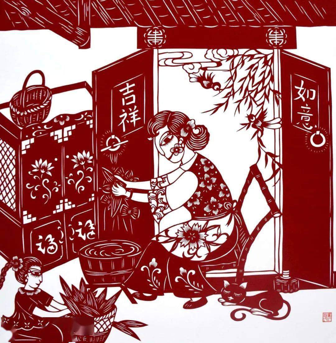 端午安康与粽不同看剪纸