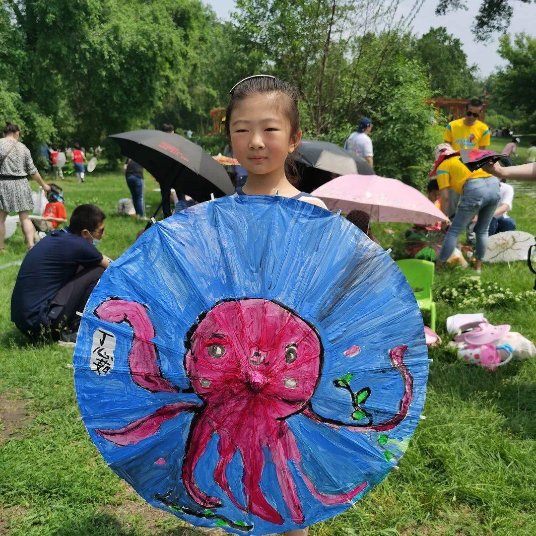 醉美油纸伞909儿童伞绘作品展