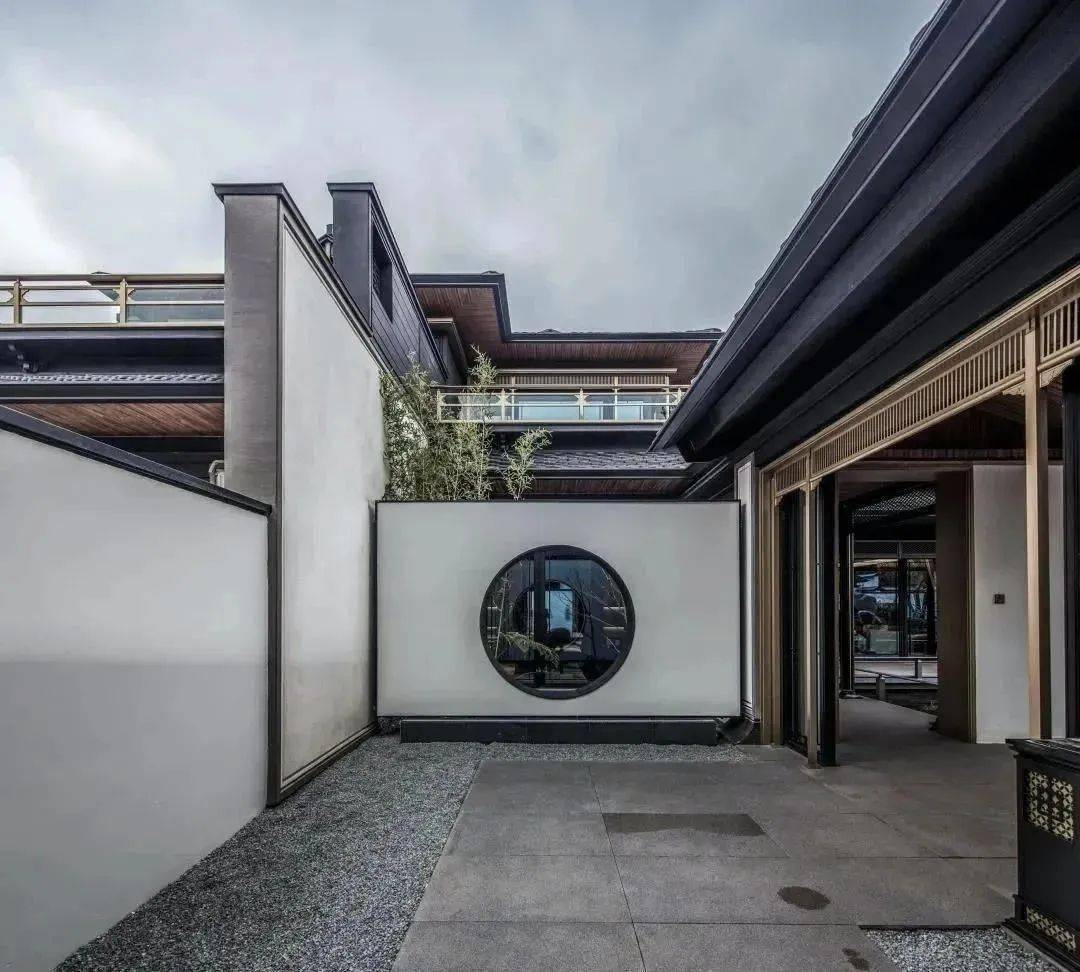 850㎡中式别墅大宅,大理石溯源宋朝之美