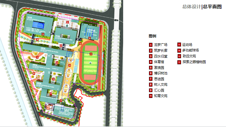 学校功能分区图片