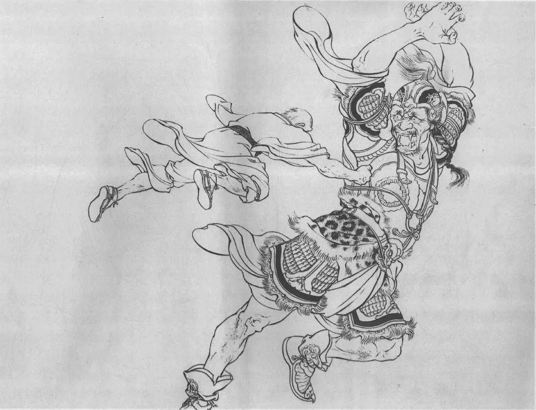 6750幅国画大师刘继卣的线描人物稿图看得过瘾