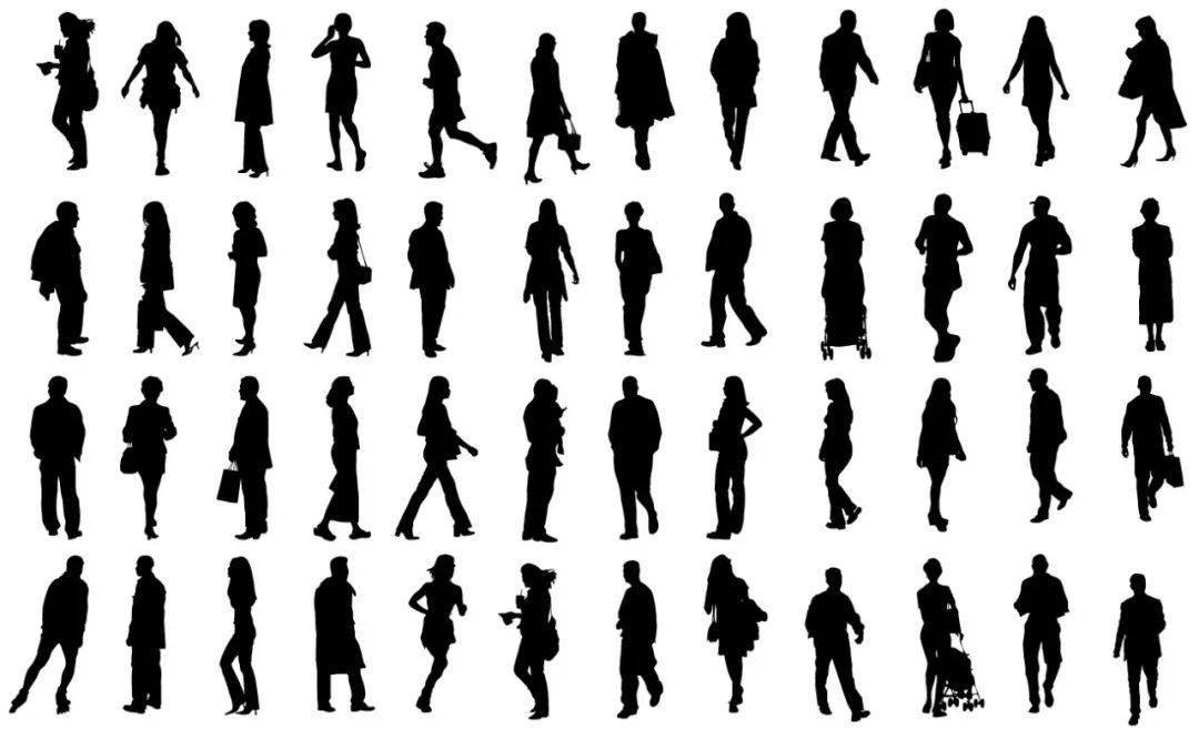 设计师都想要的分析图轴测图专用人物素材psd来了附下载链接